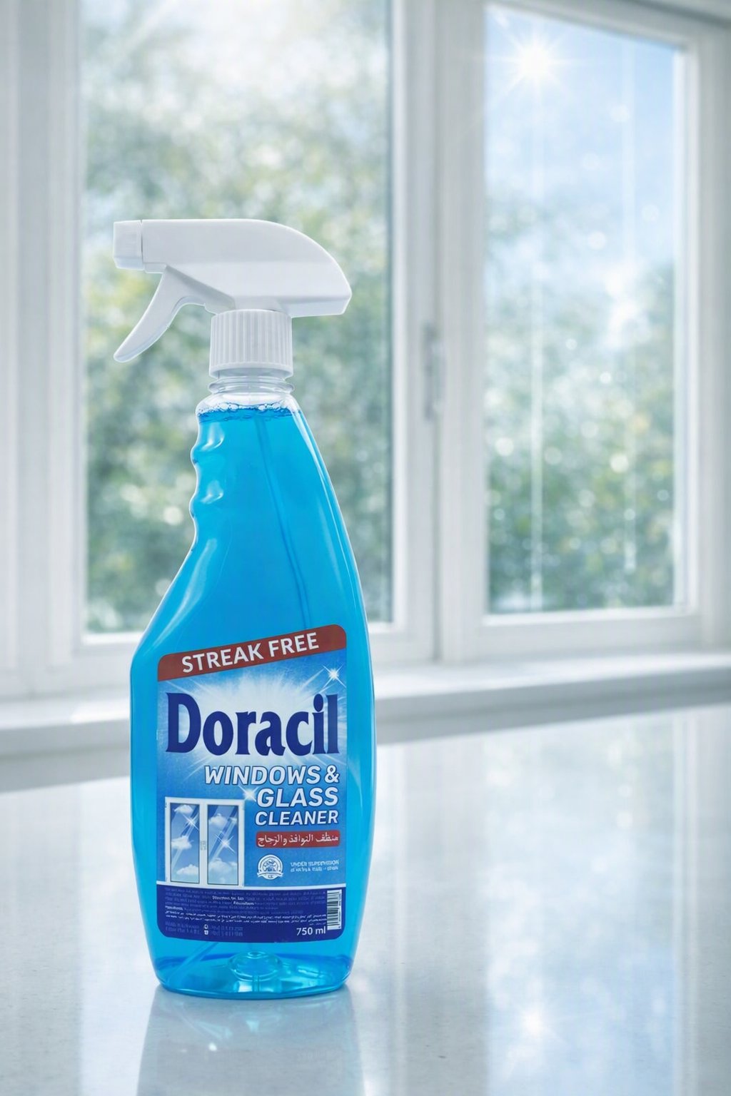 Doracil Windows & Glass Cleaner, 750ml